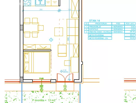 Jednoiposoban stan | 4zida