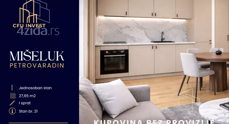 Jednosoban stan | 4zida