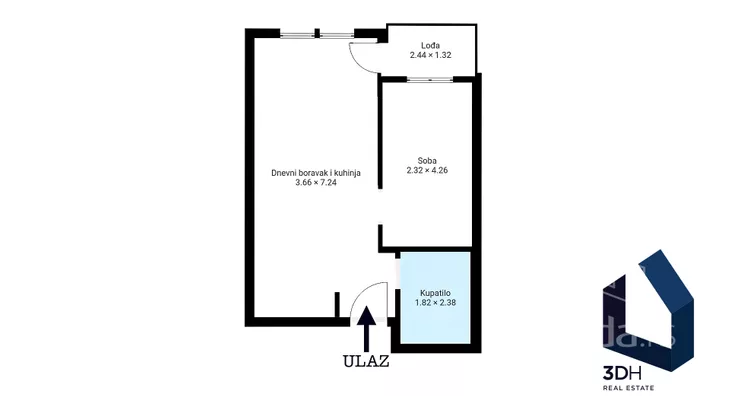 Jednoiposoban stan | 4zida