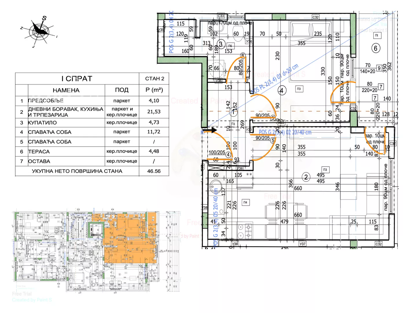 Jednoiposoban stan | 4zida