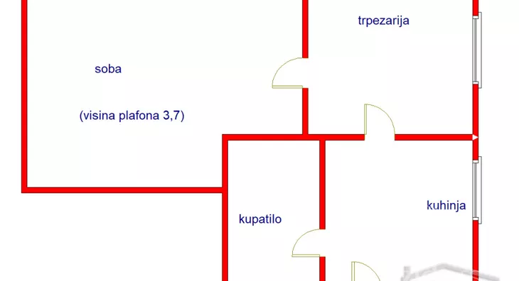 Jednoiposoban stan | 4zida