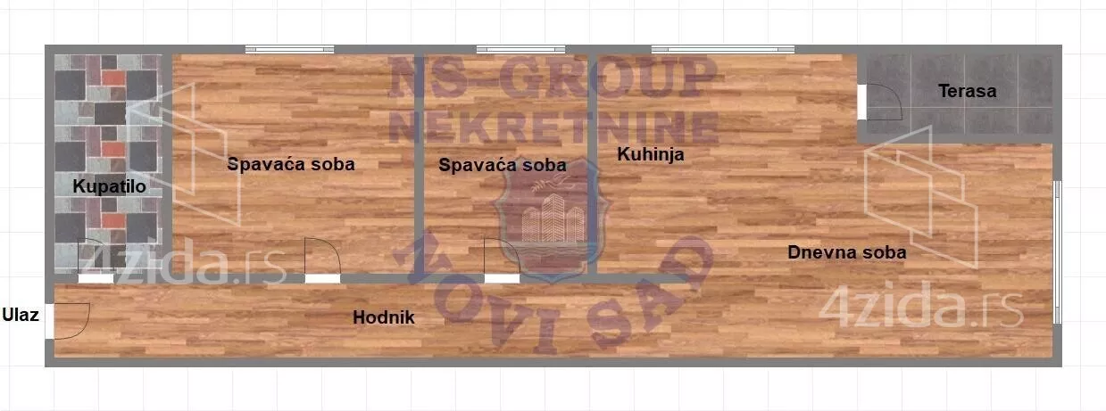 Trosoban stan | 4zida