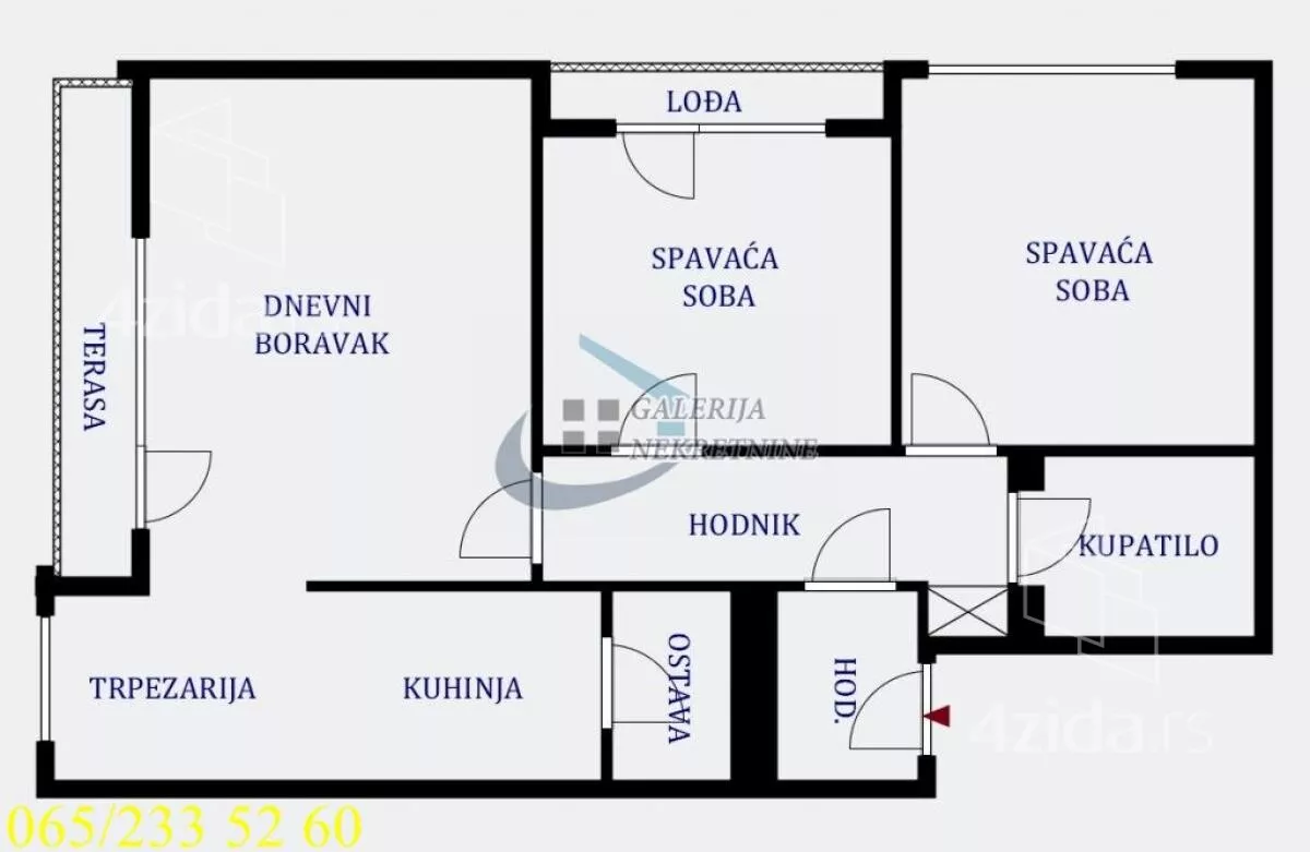 Trosoban stan | 4zida