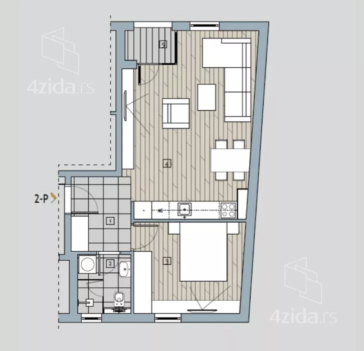 Trosoban stan | 4zida