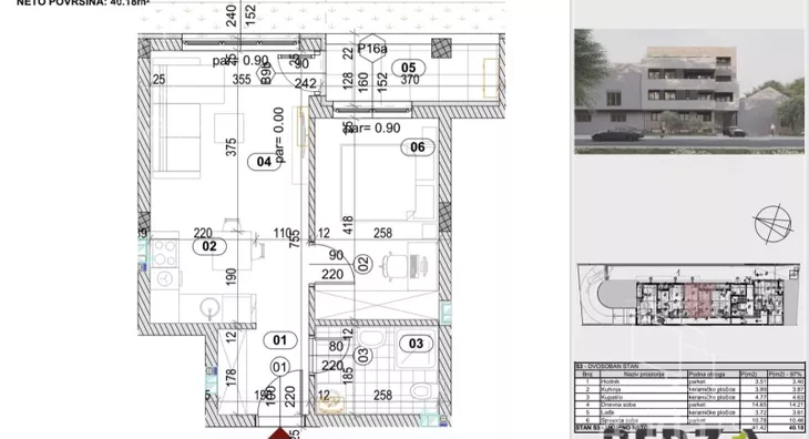 Dvosoban stan | 4zida