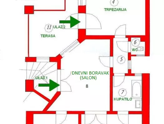 Troiposoban stan | 4zida