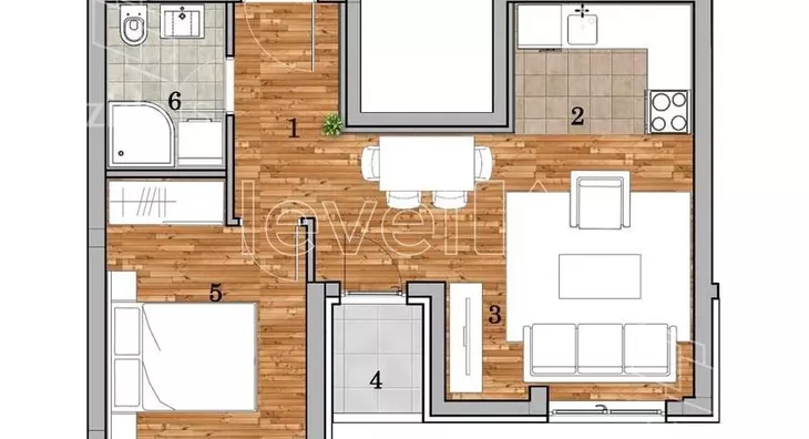 Jednoiposoban stan | 4zida