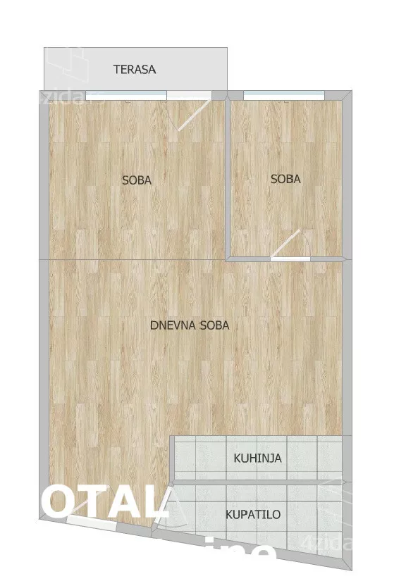 Trosoban stan | 4zida