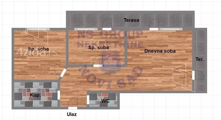 Trosoban stan | 4zida