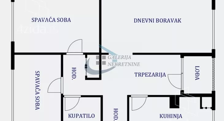 Trosoban stan | 4zida