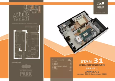 Ugao Partizanskih baza i Gutenbergove | 4zida.rs