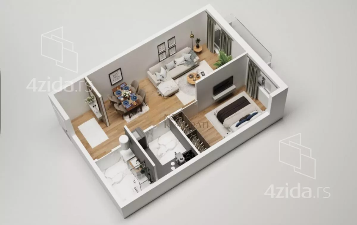 Dvosoban stan | 4zida