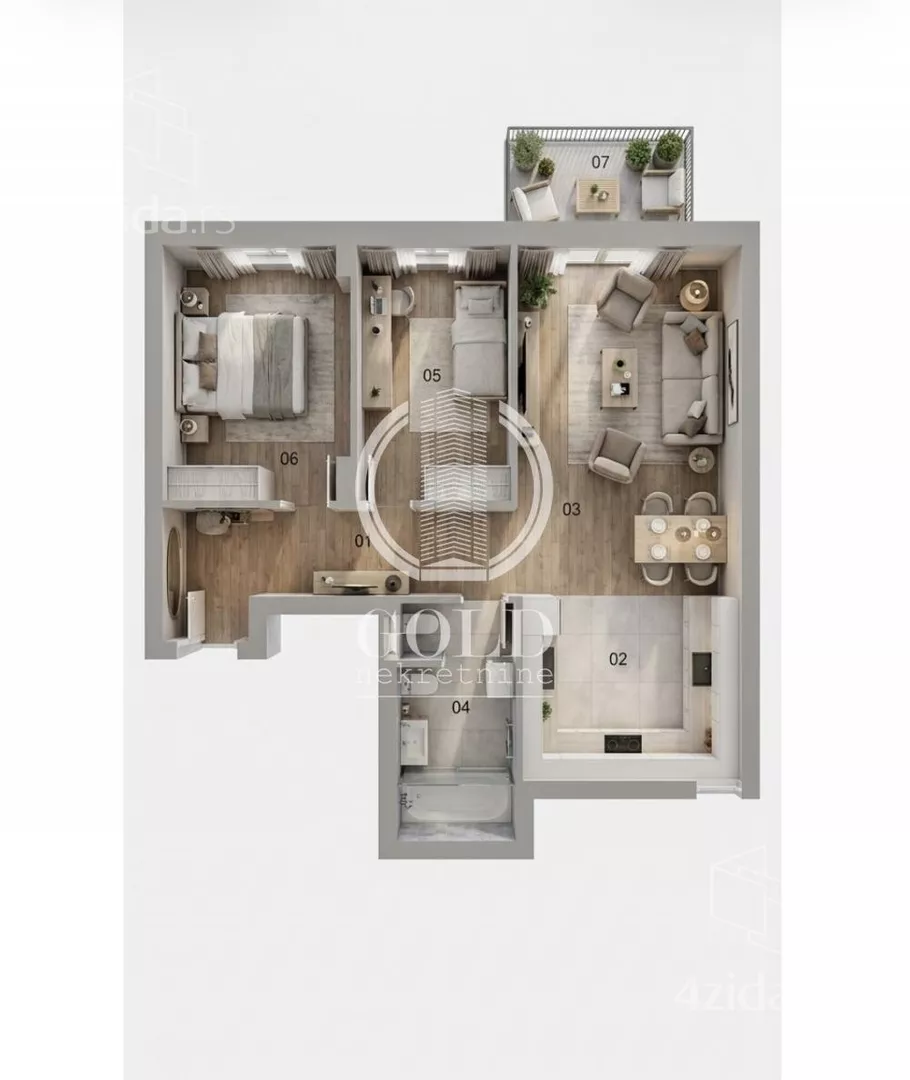 Dvoiposoban stan | 4zida