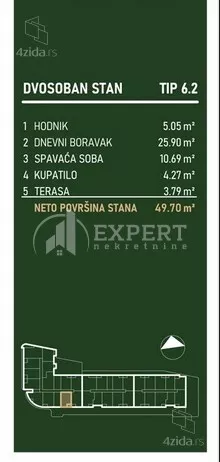 Dvosoban stan | 4zida