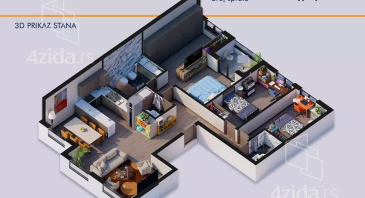 Četvorosoban stan | 4zida