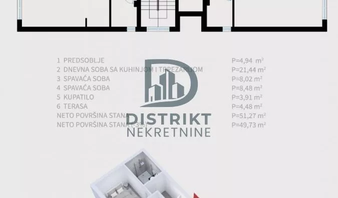 Dvoiposoban stan | 4zida