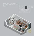Dvosoban stan | 4zida