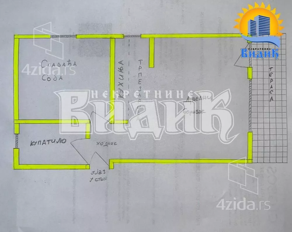 Jednoiposoban stan | 4zida