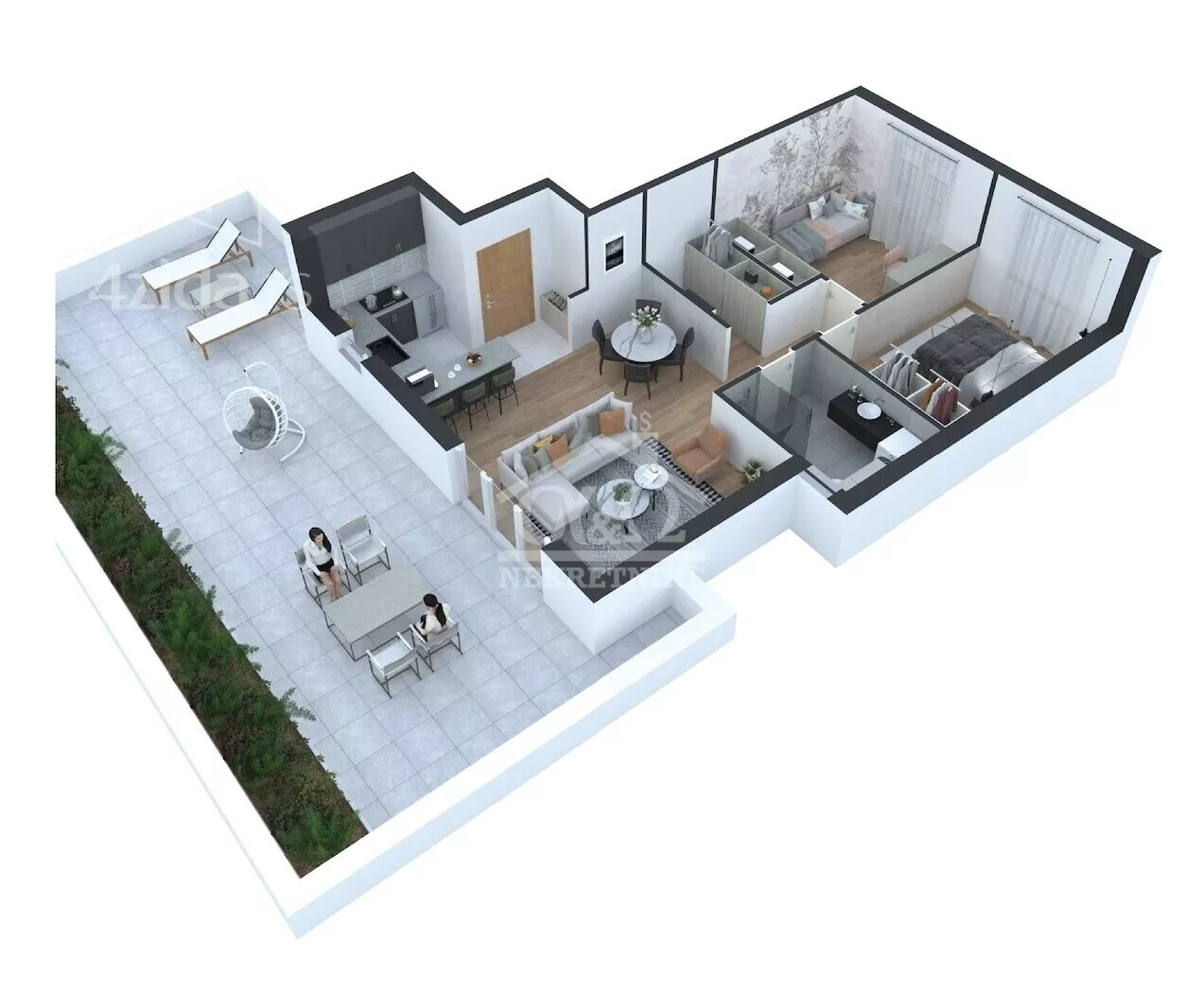 Dvoiposoban stan | 4zida