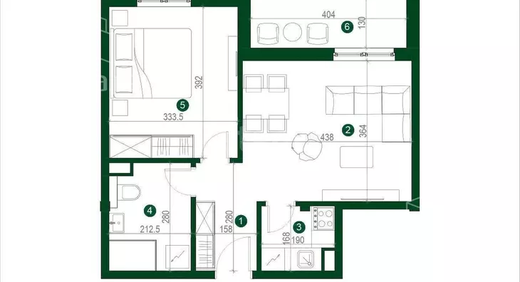 Dvosoban stan | 4zida