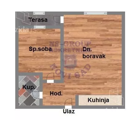 Dvosoban stan | 4zida