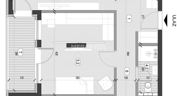 Trosoban stan | 4zida