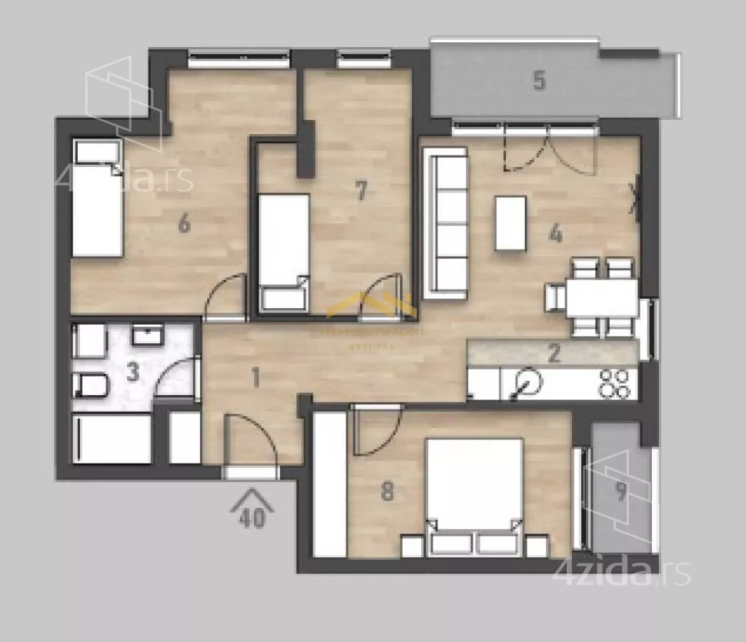 Četvorosoban stan | 4zida