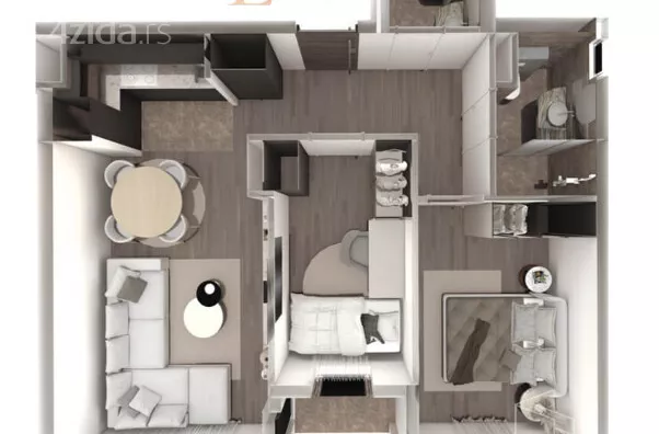 Dvoiposoban stan | 4zida