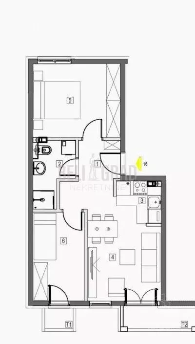 Dvoiposoban stan | 4zida