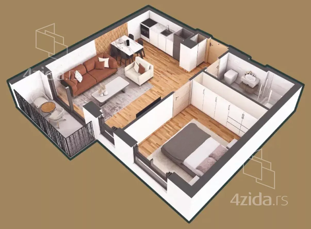 Dvosoban stan | 4zida