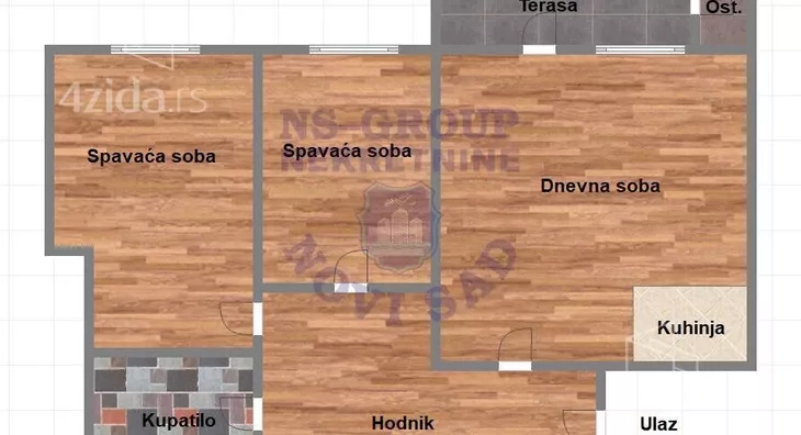 Dvoiposoban stan | 4zida