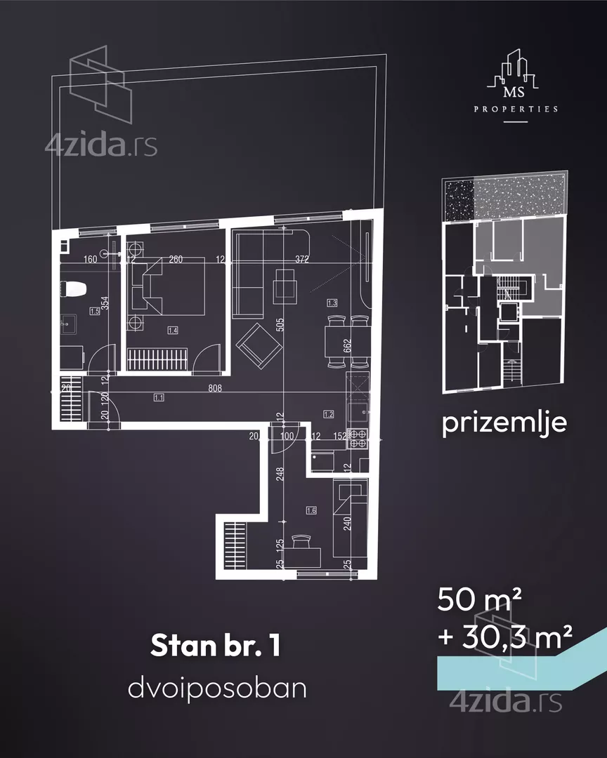 Dvoiposoban stan | 4zida