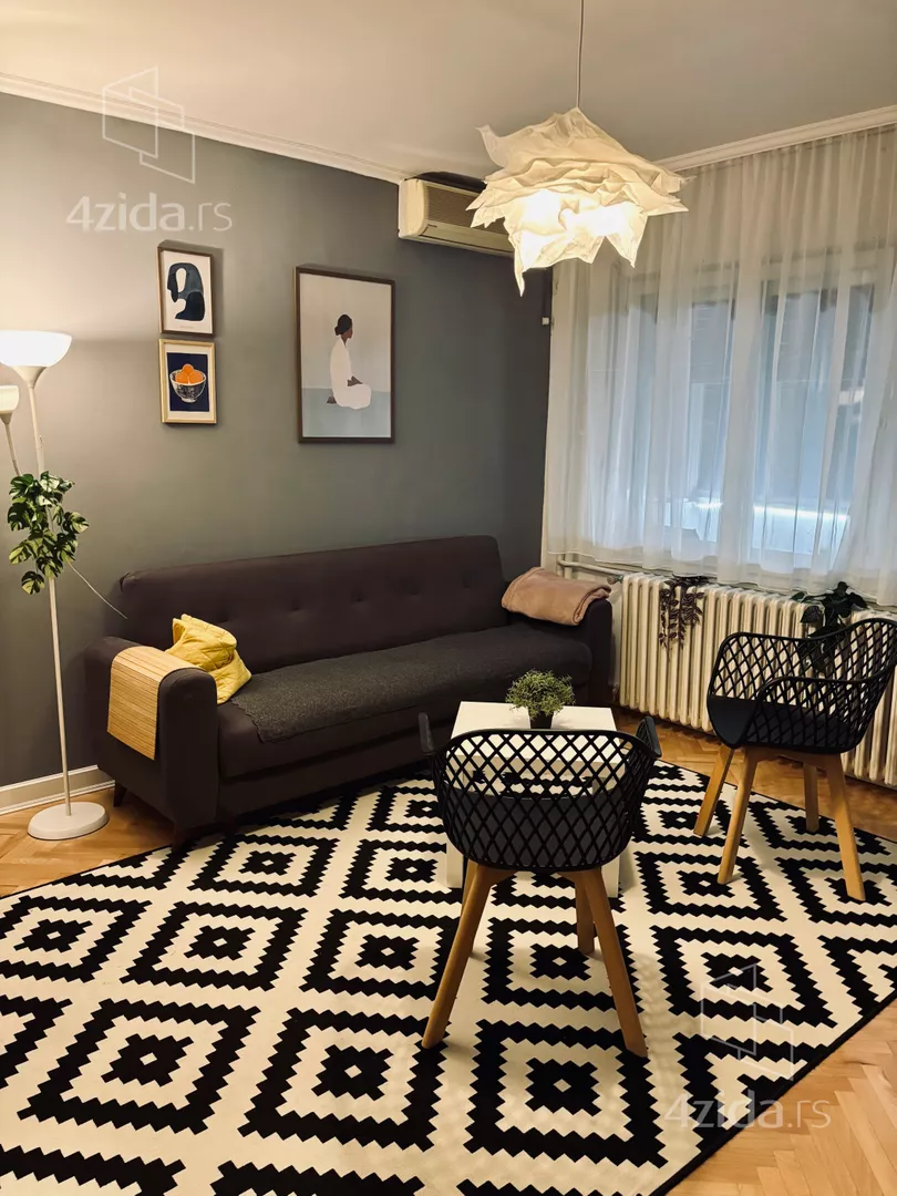 2 sobe stan za izdavanje — Centar, Rakovica opština, Beograd, Majora Omera Mehića, 57m², 500€