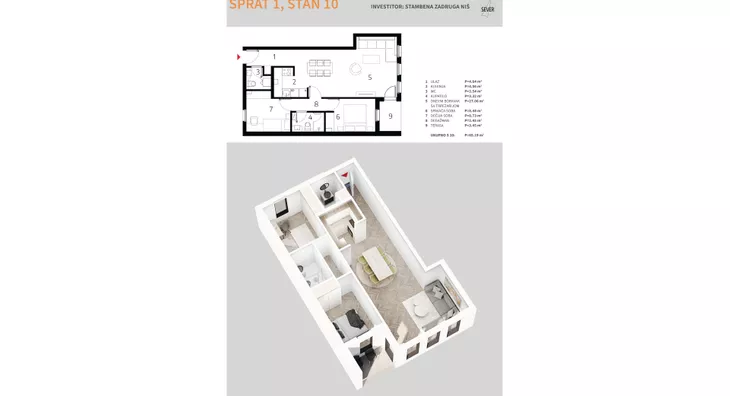 Dvoiposoban stan | 4zida