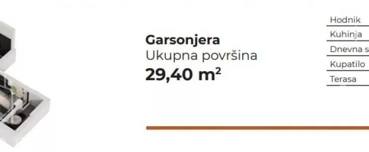 Garsonjera | 4zida