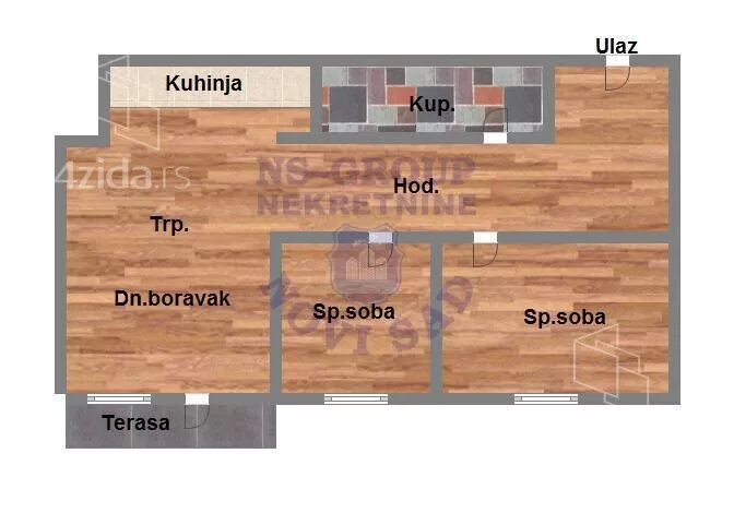 Trosoban stan | 4zida
