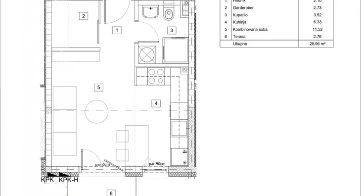 Jednosoban stan | 4zida