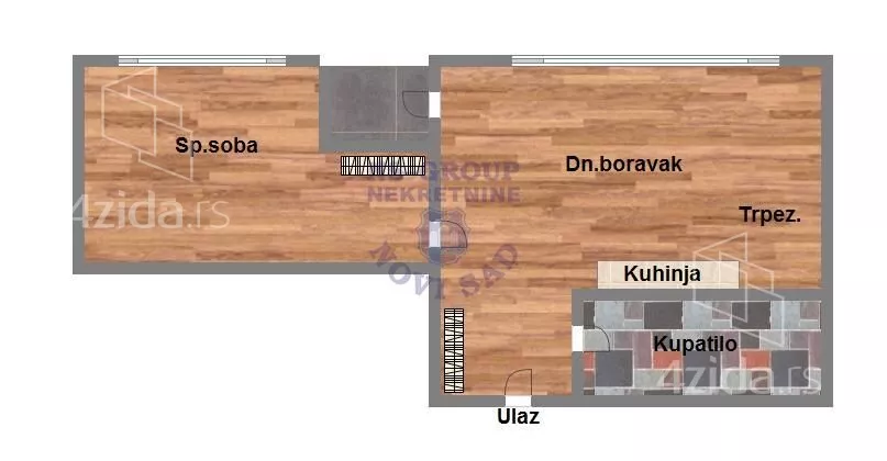 Dvosoban stan | 4zida