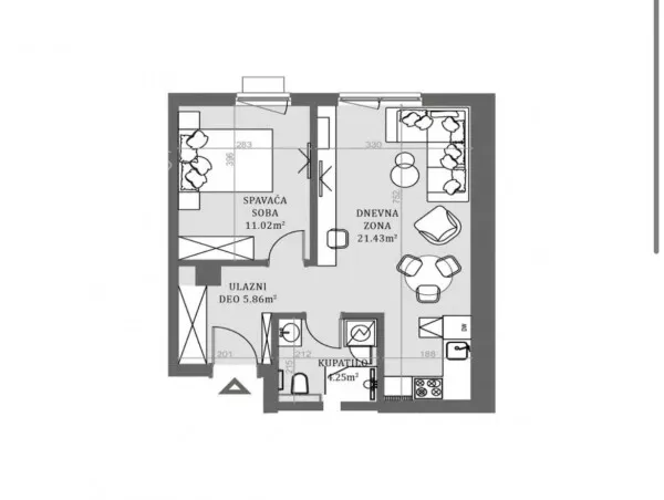 Dvosoban stan | 4zida