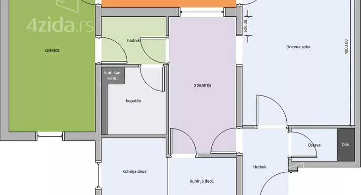 Dvosoban stan | 4zida