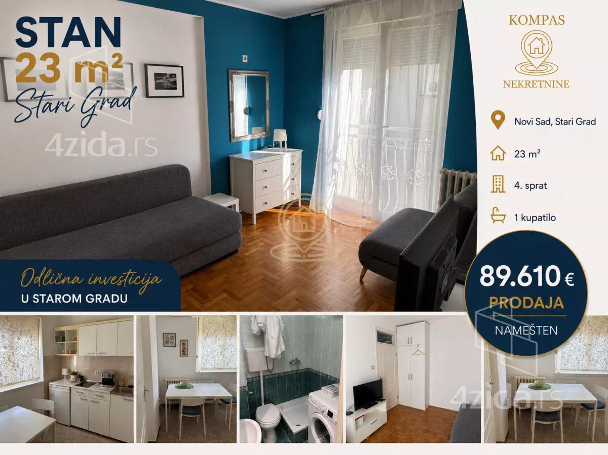 Jednosoban stan | 4zida