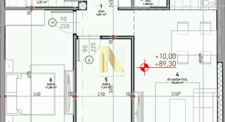 Trosoban stan | 4zida