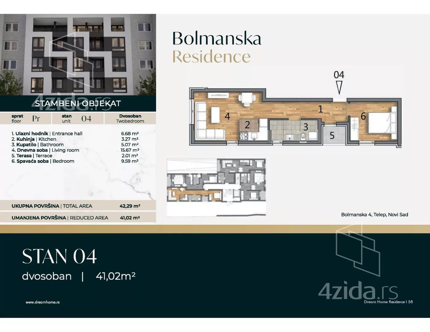 Dvosoban stan | 4zida
