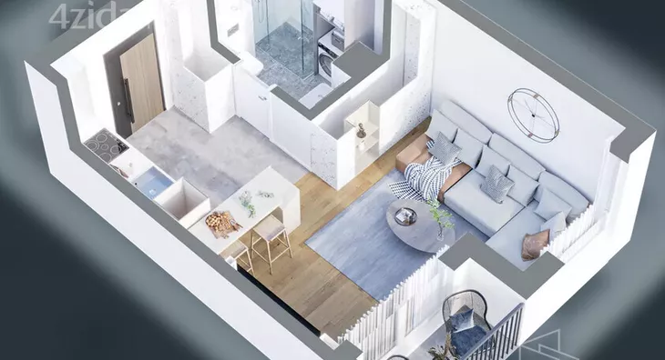 Jednosoban stan | 4zida