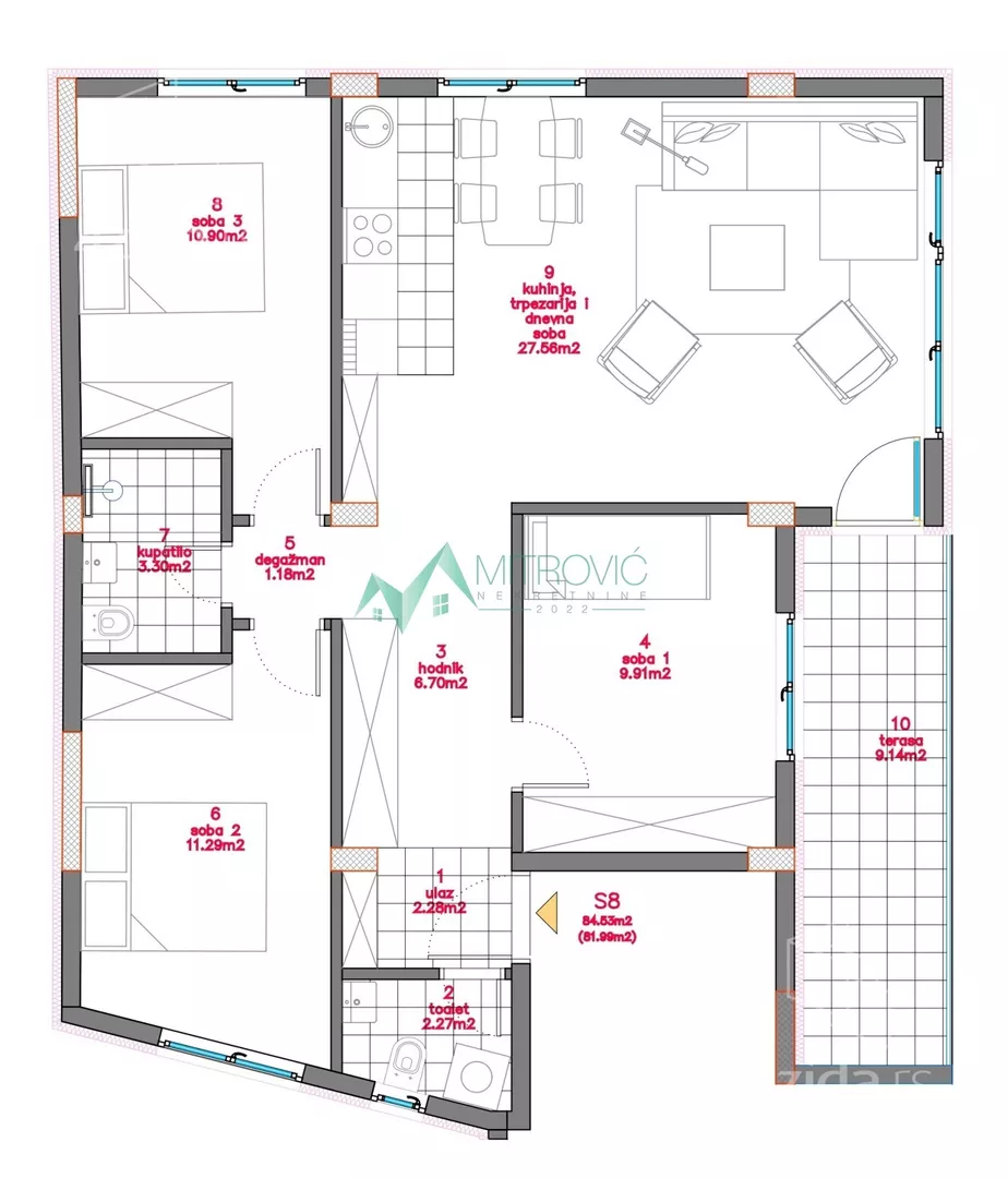 Četvorosoban stan | 4zida