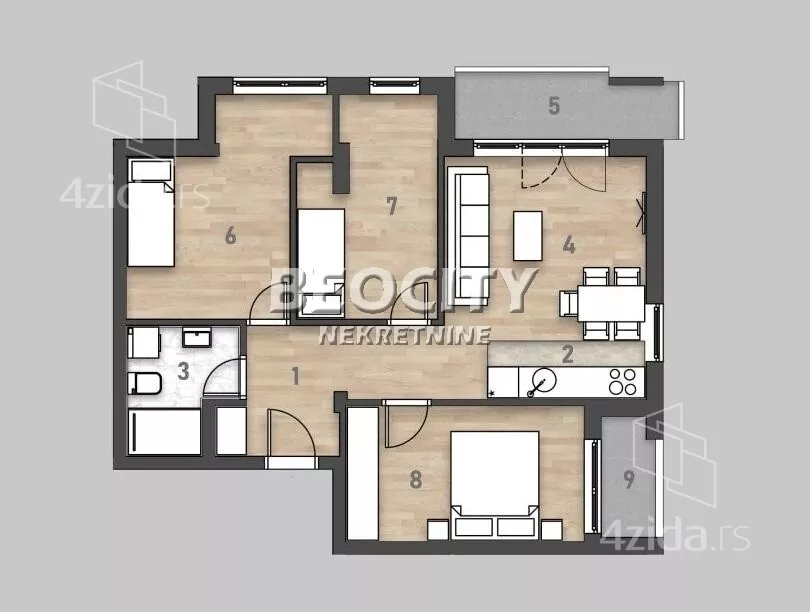 Četvorosoban stan | 4zida