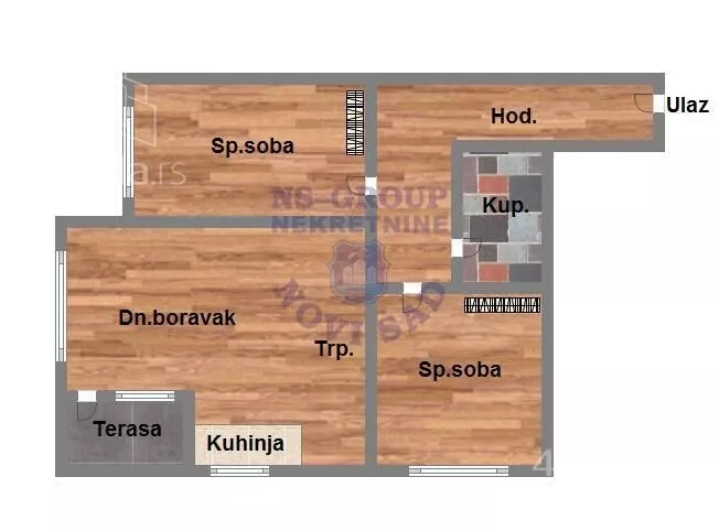 Trosoban stan | 4zida