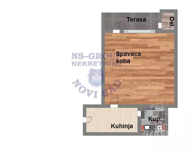 Jednosoban stan | 4zida