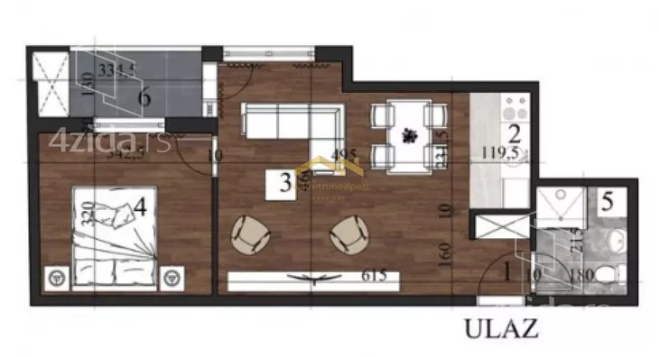 Dvosoban stan | 4zida