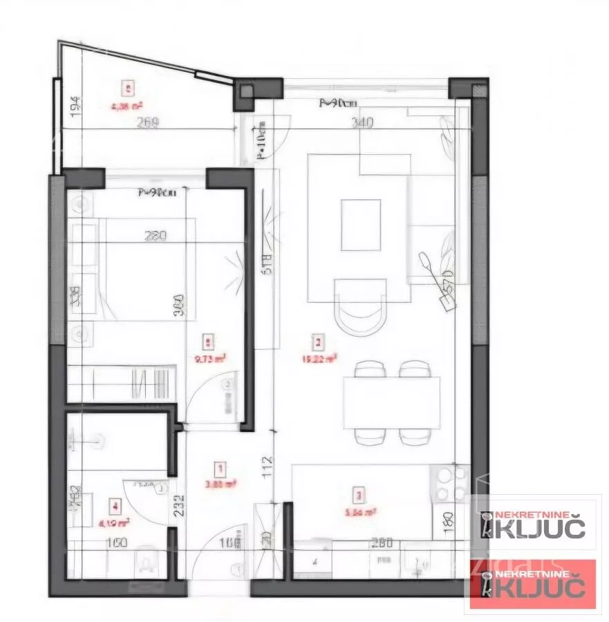 Dvosoban stan | 4zida